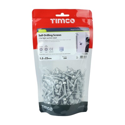 Hex Screw S/DRILL No3 Bag EXT
