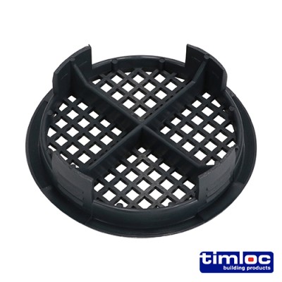 Push-in Soffit Vent White