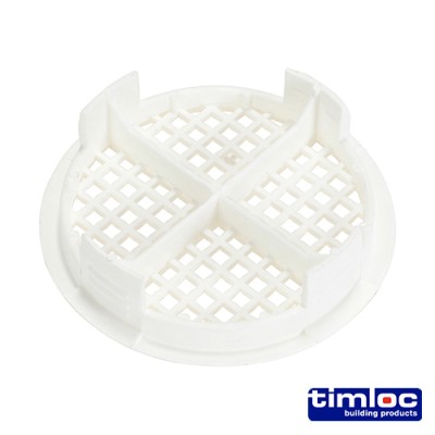 Push-in Soffit Vent Black