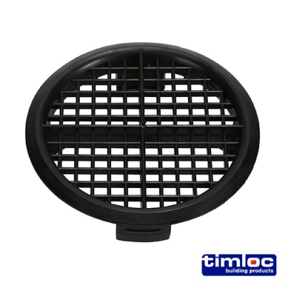 Push-in Soffit Vent Brown