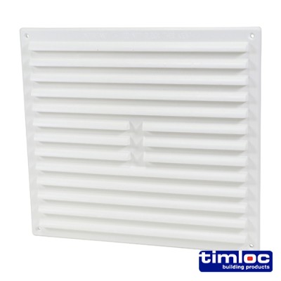 Hit Miss Louvre Min Vent White