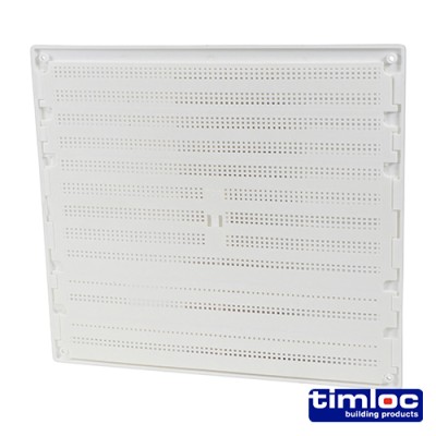 Hit Miss Louvre Min Vent White