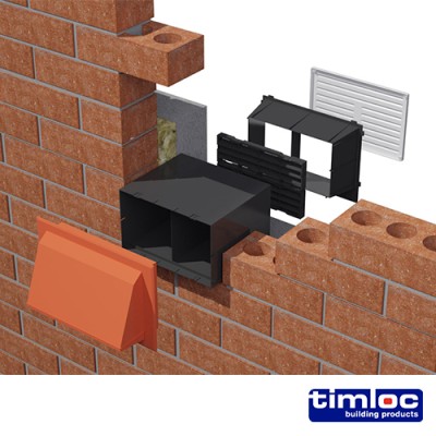 Thro-Wall Cav Sleeve Ext Black