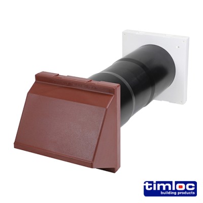 Thro-Wall VentSet Cowl&Baff Te