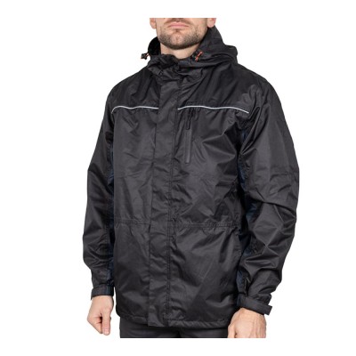 Lined Rain Jacket Black/Navy