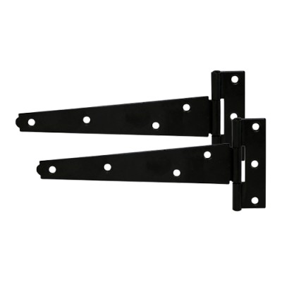 Light Tee Hinge Pair Black