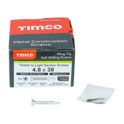 WingTip Screw S/DRILL No3 EXT