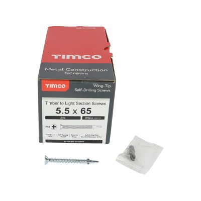 WingTip Screw S/DRILL No3 Zinc