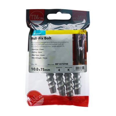 Multi-Fix Bolt Hex Head