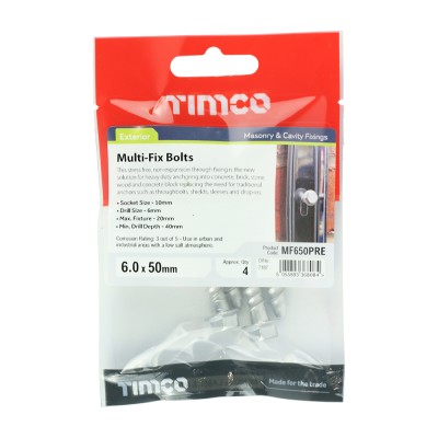 Multi-Fix Bolt Hex Flange Head