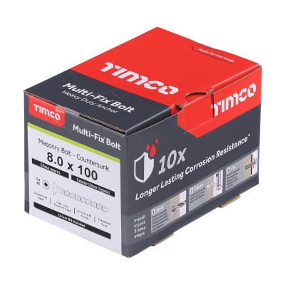 Multi-Fix Bolt CSK Head