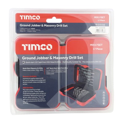 HSS Jobber & Masonry Bit Set