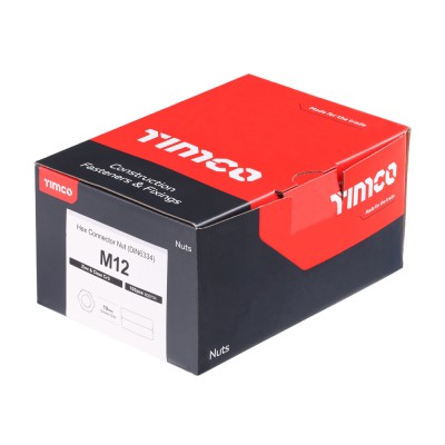 Connector Nut DIN 6334 - BZP