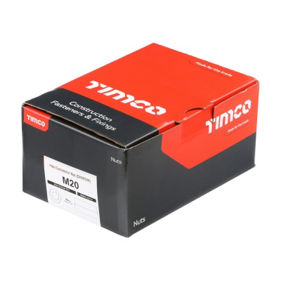 Connector Nut DIN 6334 - BZP
