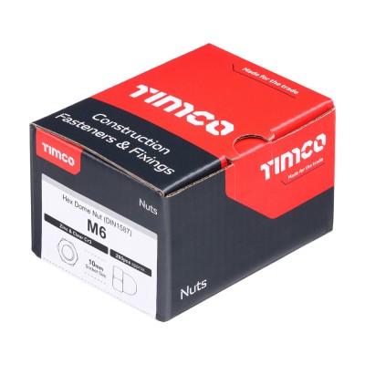 Hex Dome Nut DIN 1587 - BZP