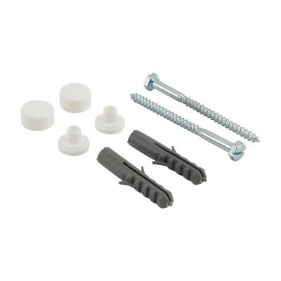 Pan / Bidet Fixing Kit - White