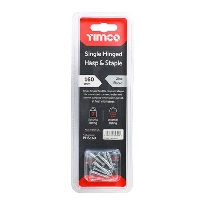 Double Hinged Hasp & Staple