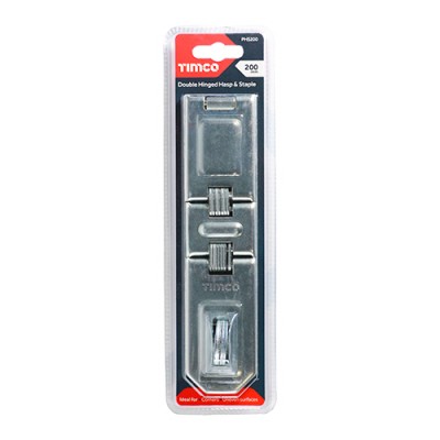 Heavy Secure Hasp-Staple BLK