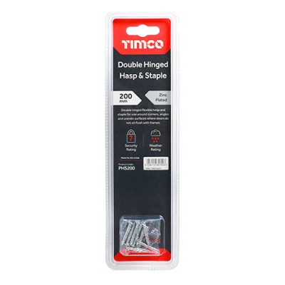 Heavy Secure Hasp-Staple BLK