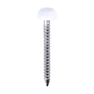 Polymer Headed Pin WHITE