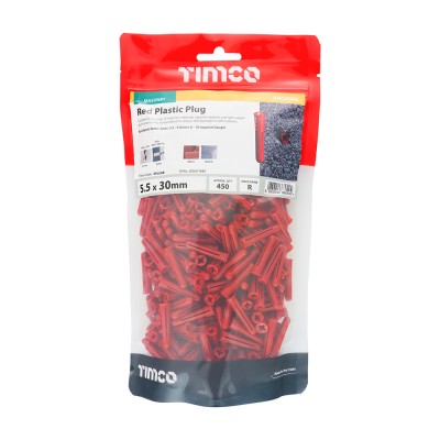 Red Plastic Plug