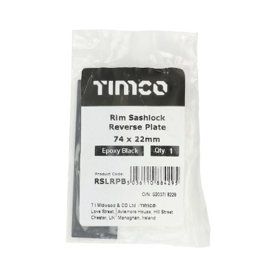 Plastic Rim/Mortice Knob Set