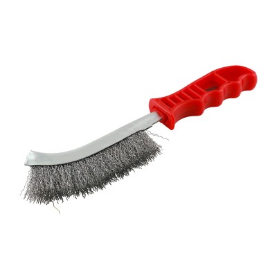 Blue Handle Wire Brush S/Steel