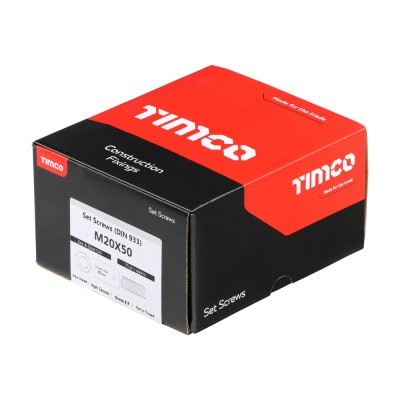 Set Screws 8.8 DIN 933 - BZP