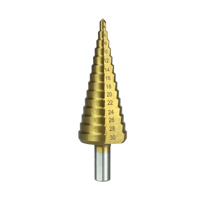 Step Drill M2 HSS TiN