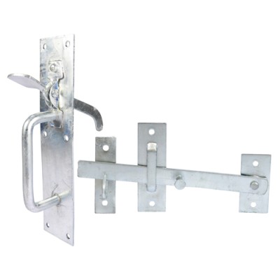 Ring Gate Latch - Plain Black