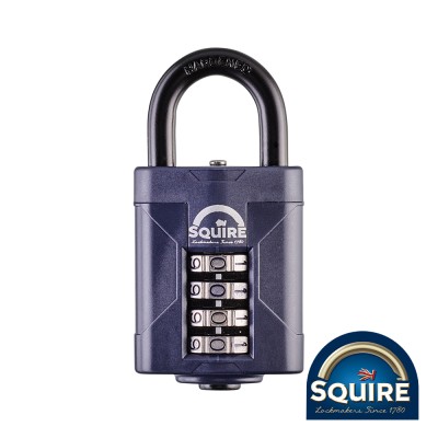 Combi Padlock Steel O/Shackle