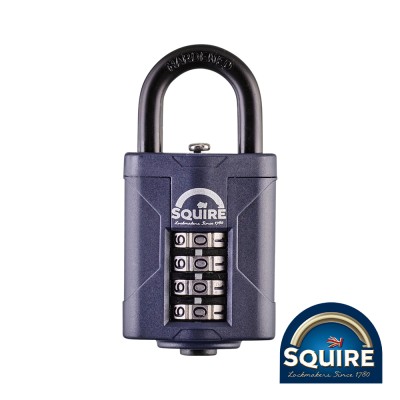 Combi Padlock Steel O/Shackle
