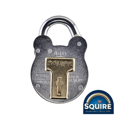 Old English 4 Lever Padlock