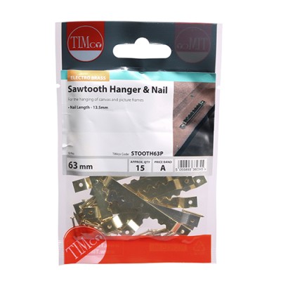 Mix Sawtooth & Nails - E/Brass