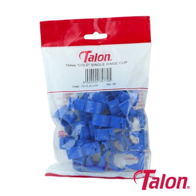 Single Hinged ID Clip - Blue