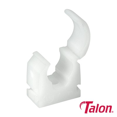 Single Hinged Clip - White