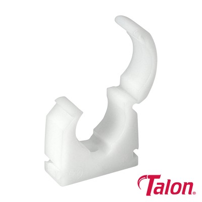 Single Hinged Clip - White
