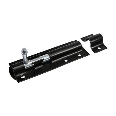Straight Tower Bolt Black