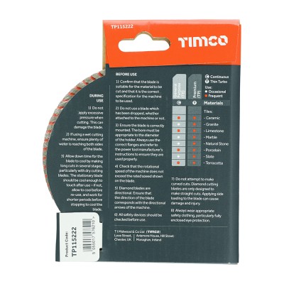 Prem Tile & Ceramic Blade