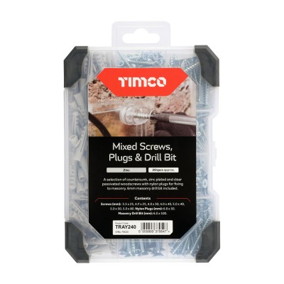 Mix Screws Plug Drill Bit Zinc