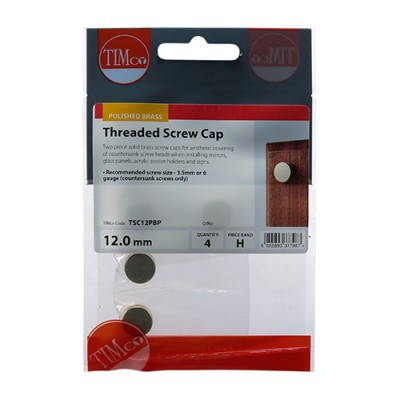 Threaded Screw Cap POL Brass