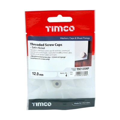 Threaded Screw Cap SAT Nickel
