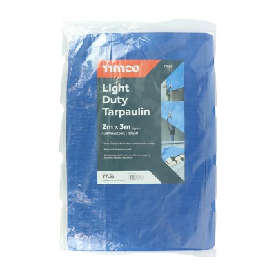 Light Duty Tarpaulin Blue