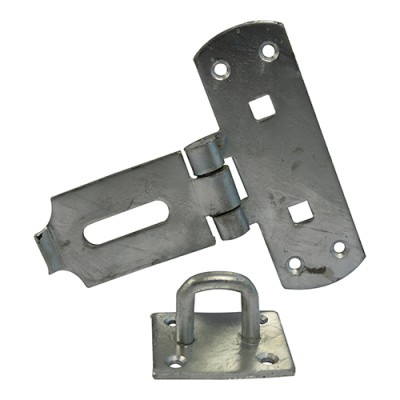 Heavy Swivel Hasp-Staple BLK