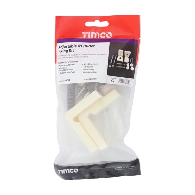 WC & Bidet Fixing Kit