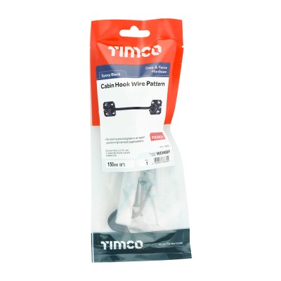 Cabin Hook Wire Pattern Black