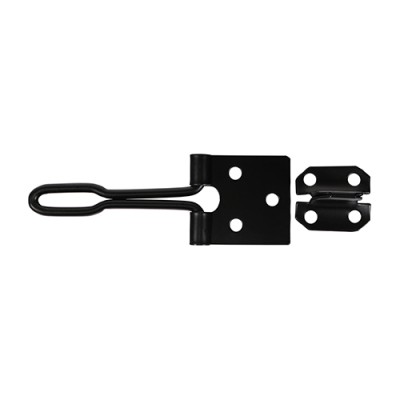 Wire Pattern Hasp-Staple Black