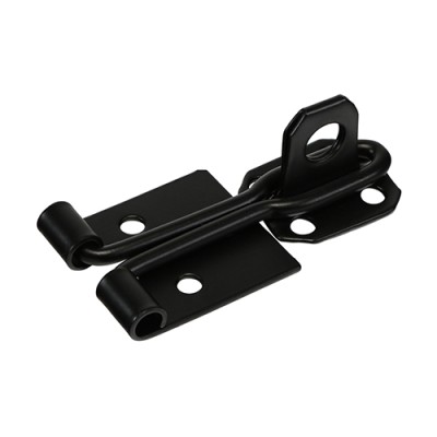 Wire Pattern Hasp-Staple Black