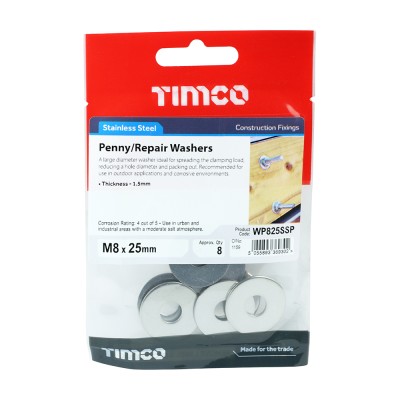 Penny Washer DIN 9054 - A2 SS