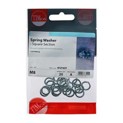 SQ Spring Washer DIN 7980 -BZP